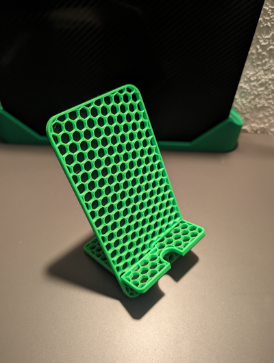 phone holder stand by domi-dns tools gadgets cage 3d print model - Mito3D