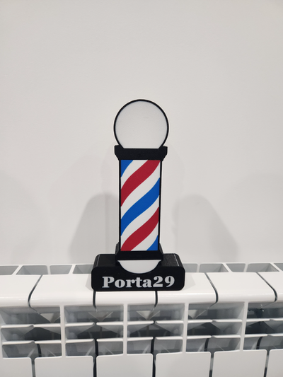 barbear light by vrafaelferreira art signs & logos barbearia luz 3d print model - Mito3D