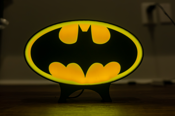 batman caja ligera by tsitalon1 arte señales logos led 3d print model - Mito3D