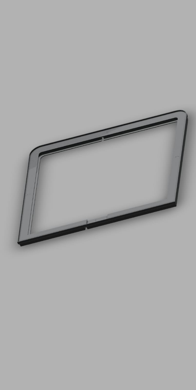 led riser x1c p1s câble canal soutien xtouch afficher remixé by printingsolutions info 3d imprimante accessoires x1 accessoire monter 3d print model - Mito3D