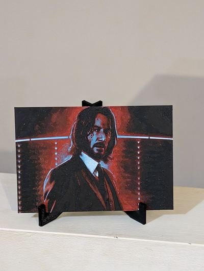 john fitil keanu reeves şapka dövmesi by mikeyriot171 sanat 2d renk dövme 3d print model - Mito3D