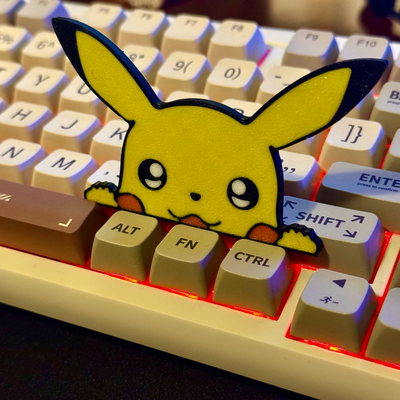 pokemon pikachu scrivania compagno by b engineer arte 2d attrezzo 3d print model - Mito3D