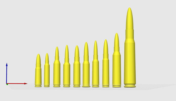 tüfek kartuşlar çatırdamak kapaklar kukla mermi by pan kr hobi kendin yap spor açık havada kapak başlığı kartuş 243win 308win 22lr 223 3d print model - Mito3D