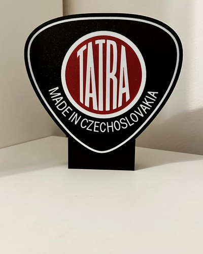 tatra in cecoslovacchia logo lightbox by michal 3dtisk domestico arredamento luce scatola 3d print model - Mito3D