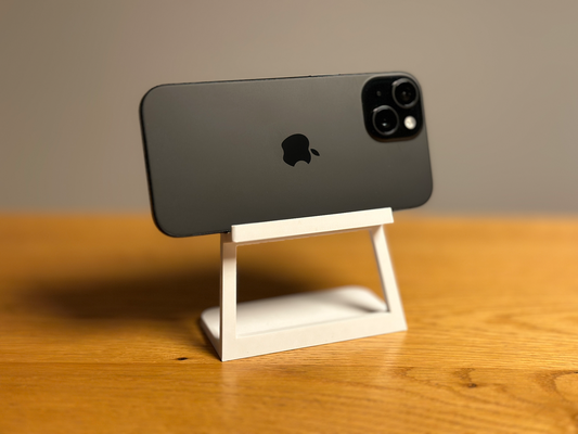 einfach facetime stand iphone schnell to drucken by nichtname werkzeuge gadgets handy mobiltelefon telefon video apfel center bühne sehen videos android 3d print model - Mito3D