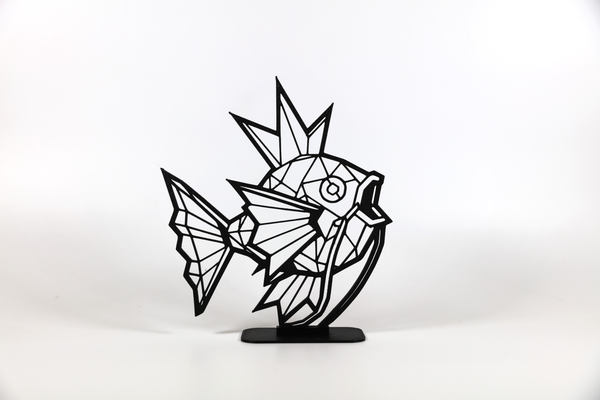 poli geometrik magikarp by fazworksca sanat heykeller pokemon gyarados nostalji oyun çocuğu nintendo koleksiyon toplamak dekor dekoratif geek inek hediye 3d print model - Mito3D