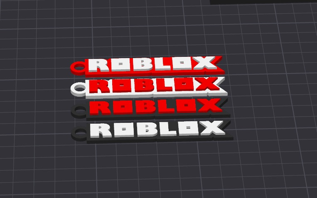 roblox 1 colore modificare multicolore portachiavi gratuito commerciale by dominator334 moda gioielleria chiave squillare anelli catena catene portachiavi gioco logo ragazzo ragazzi bambino bambini ams pronto ragazza ragazze regalo i regali contento 3d print model - Mito3D