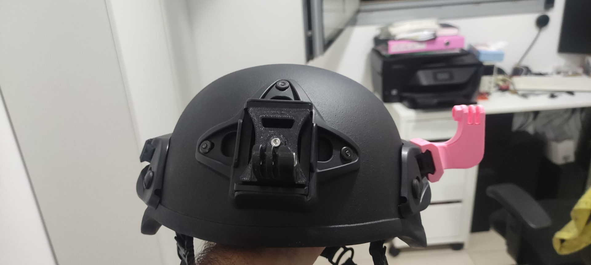 picatinny gopro montieren by omriy7 hobby diy picatinnymount helm airsoft zubehör 3D print model - Mito3D