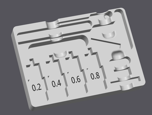 v2 zubehör tablett a1 4 düsen neu gemischt by weichei 3d drucker bambu zubehörteil werkzeugkasten werkzeug einfügen sechskantschlüssel verhexen schlüssel organisation 3d print model - Mito3D