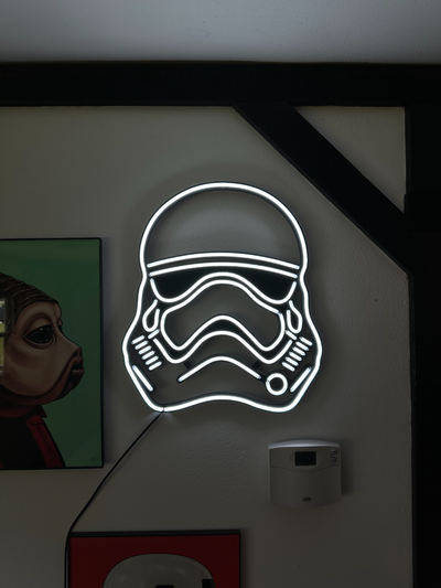 fırtına asker star savaşlar neon işaret by şeylerpatprinted sanat işaretler logolar yıldız savaşları ışıklı imza led eklem tipi 3d print model - Mito3D