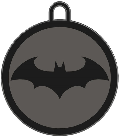 arkham knight keychain by tjhoven74 fashion models batman thingiverse batarang batmanlogo 3d print model - Mito3D