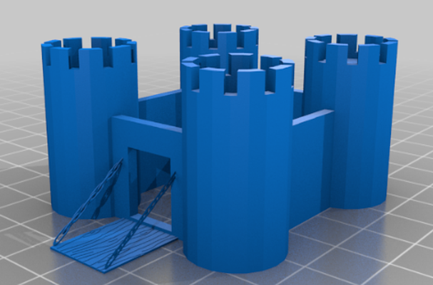 castello by lourensaron arte sculture 3d print model - Mito3D