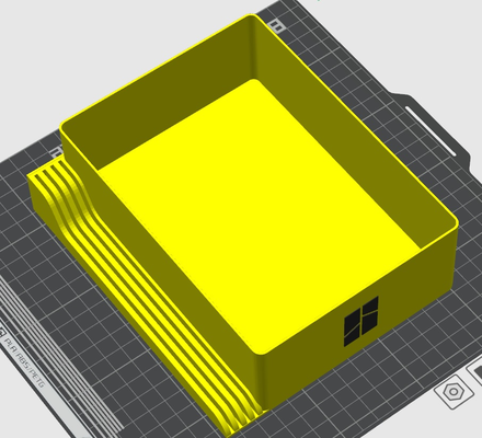 a1 poop bin build plate holder by t147caddy 3d printer accessories holder 3d print model - Mito3D