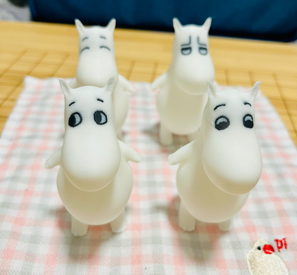 moomins moumines moomin by livre art sculptures moomin hippopotame elfe mignonne 3d print model - Mito3D