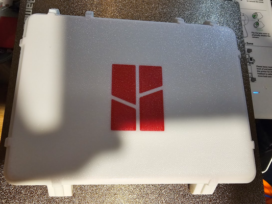 a1 mini werkzeug box logo neu gemischt by heide 3d drucker zubehör werkzeugkasten werkzeuge halter unterstützung combo 3d print model - Mito3D