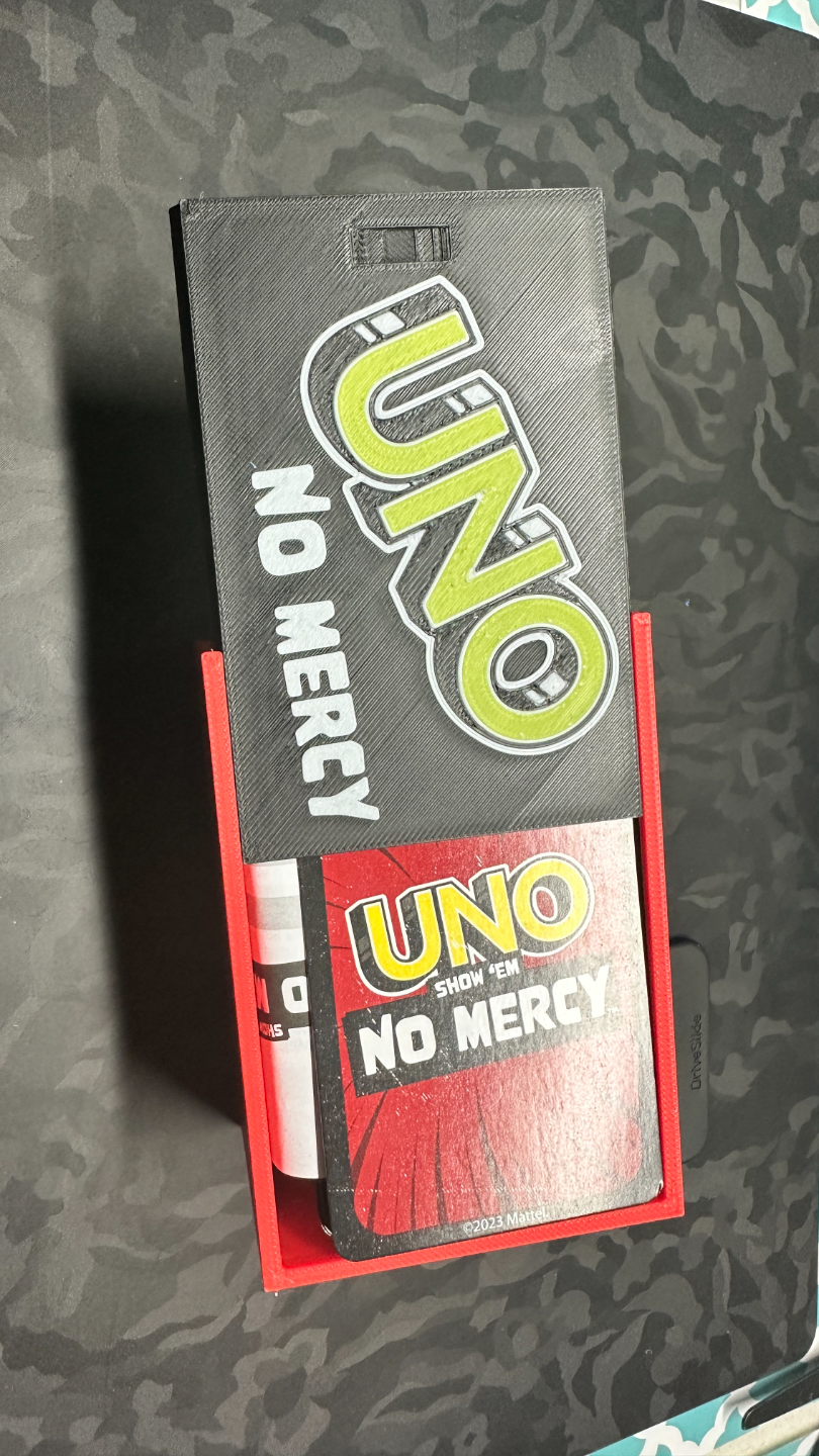 uno no mercy game box by smoothbassman toys & games cards card 3D print model - Mito3D