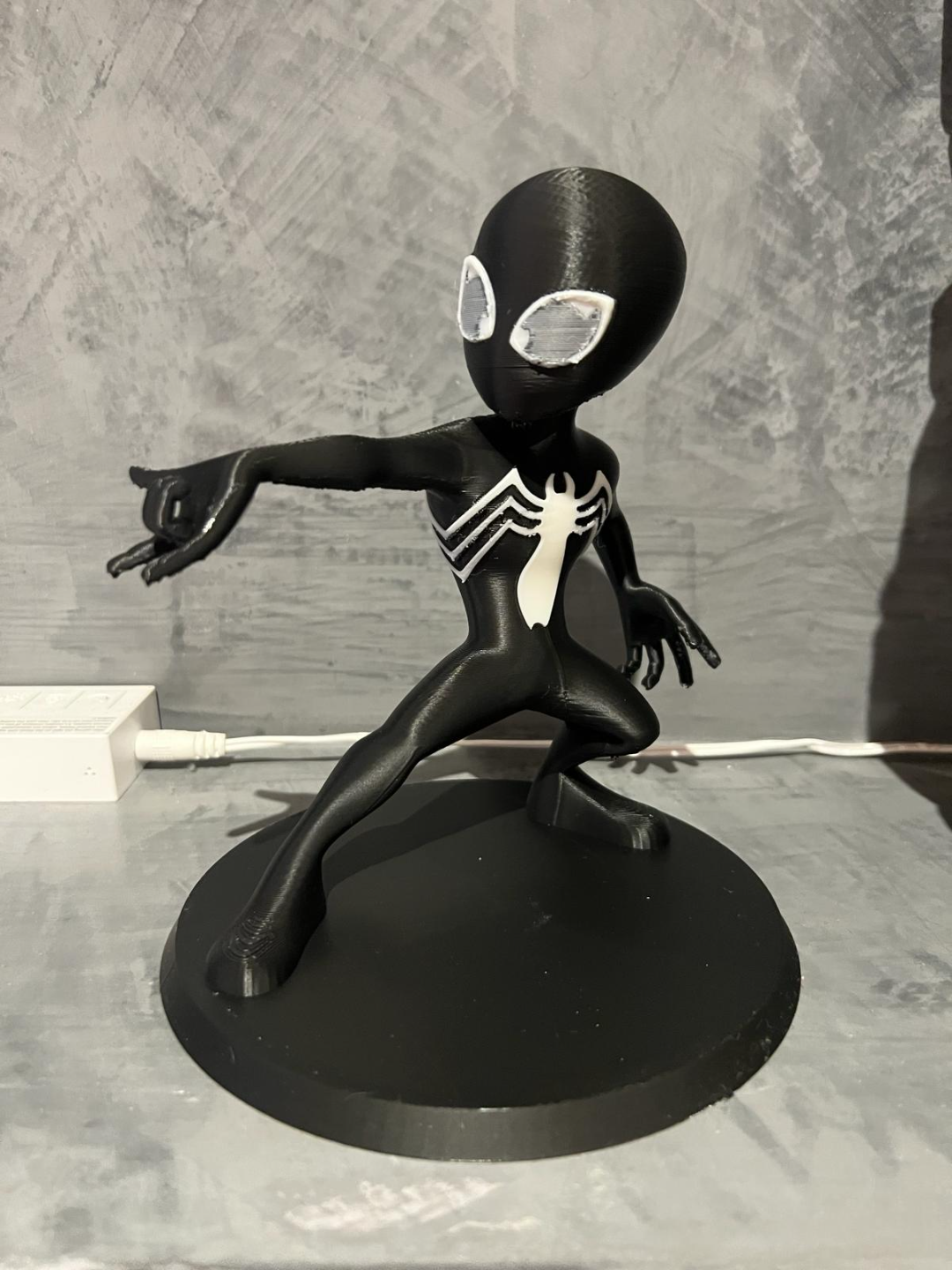 spider schwarz passen by blossom2023 spielzeuge spiele zeichen wunder 2 comic buch spiderverse superheld film gift symbiote 3D print model - Mito3D