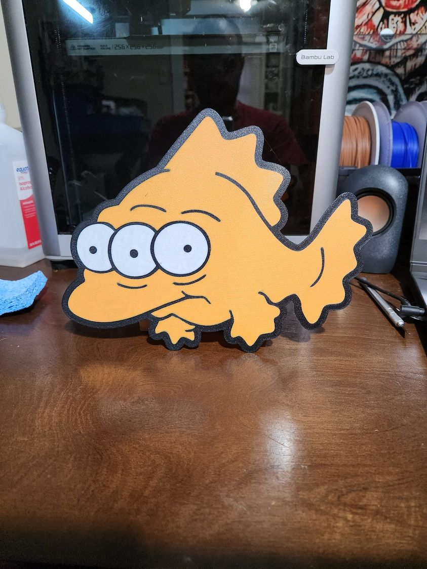 lampeggiante simpson by bromigo77 arte segni loghi cartoni animati tv parete guidato luce lightbox scatola 3D print model - Mito3D