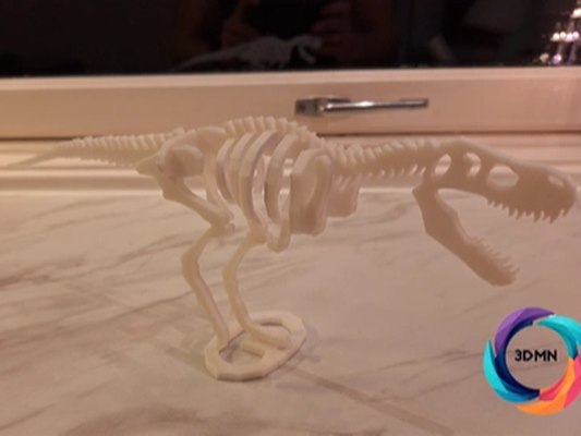 t rex construir equipo by 3dmn accesorios cosplays dinosaurio tarjeta apuntalar rompecabezas cosplay mini animal func frio grande destructor comer comida 3d print model - Mito3D