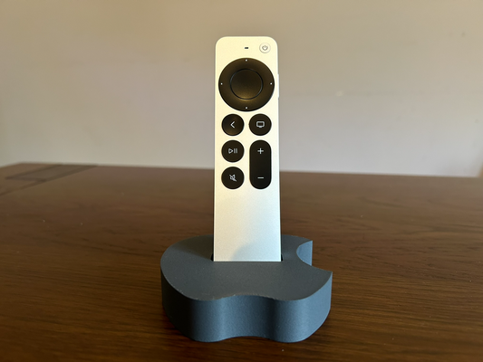 apple tv remoto estante soporte 2nd 3nd gen remezclado by pensar pasatiempo bricolaje diy electrónica manzana appletvremote apple4k 2ndgen 3rdgen 3d print model - Mito3D