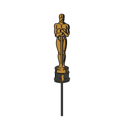 oscar cake topper by maraaznp3d hobby & diy 3d print model - Mito3D