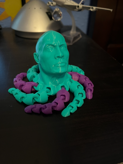 rocktopus by jacoob16 jouets jeux roche therock therockjohnson poulpe 3d print model - Mito3D