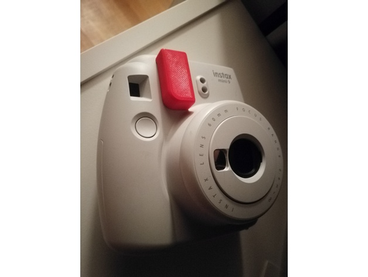 fujifilm instax 9 mini flash cover by suma 3d hobby & diy instaxmini shield 3d print model - Mito3D