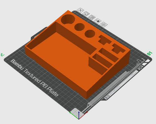 düzenli sistemi caddy alternatif versiyon by toplam kaos 3d yazıcı aksesuarlar bambu x1c p1p p1s x1 a1 a1mini 3d print model - Mito3D