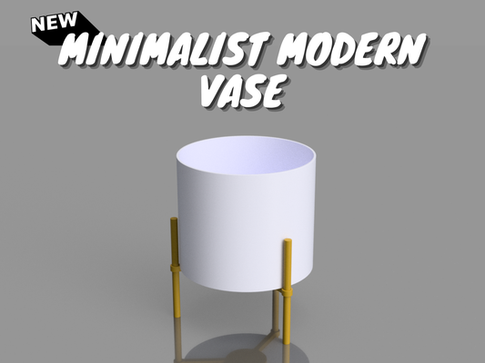 modern dekorativ vase pflanzen by giaimef haushalt garten modernevase pflanze gartenarbeit 3d print model - Mito3D