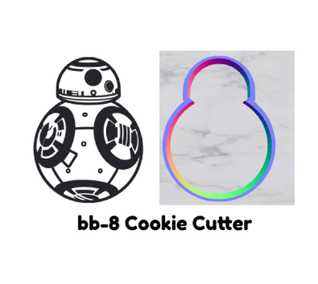 bb 8 biscotto taglierina by goldiesvinyl domestico casa modelli stella guerre bb8 droide 3d print model - Mito3D