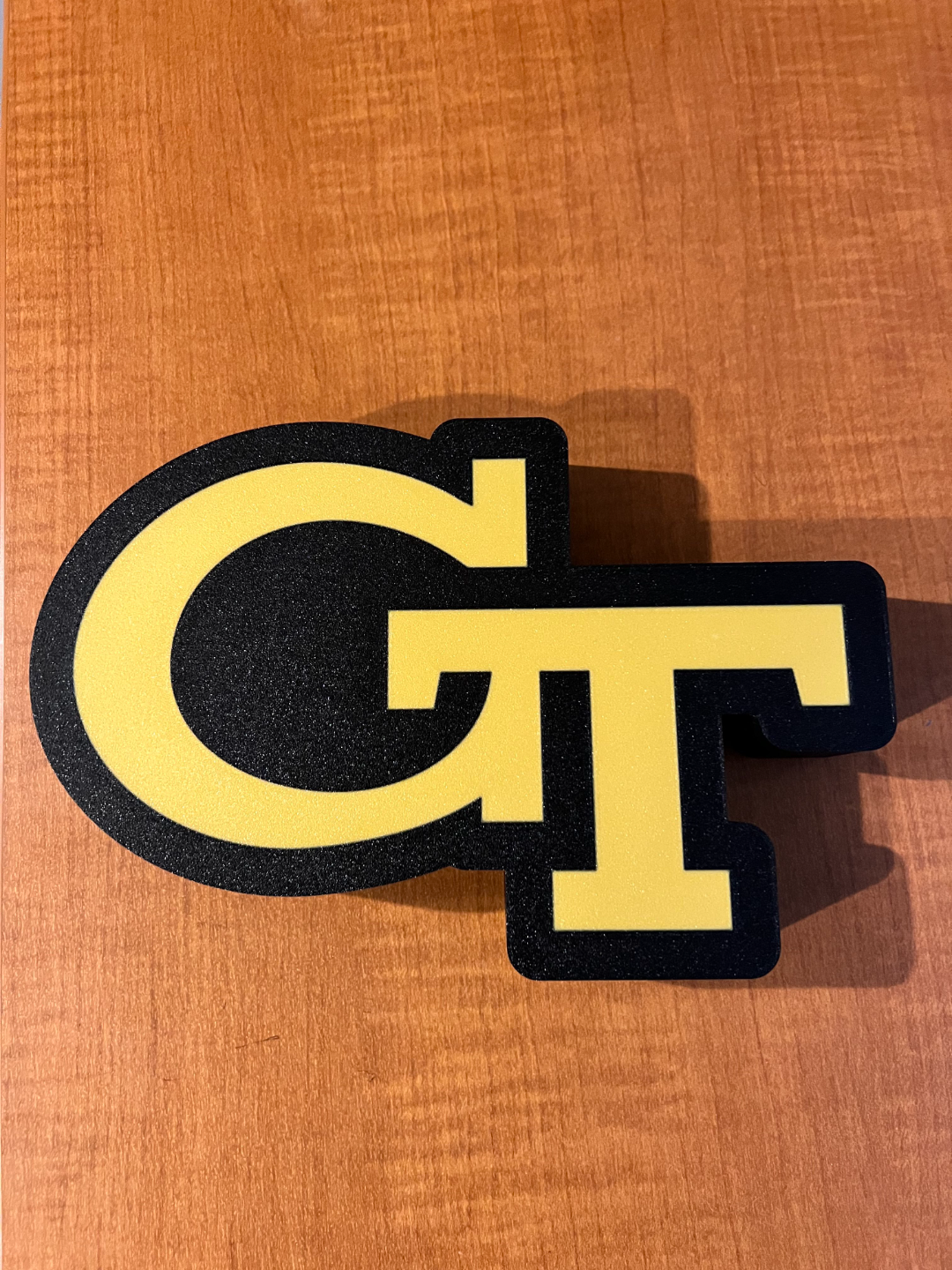 georgia tech lightbox by scprintdustries arte segni loghi gt università calcio 3D print model - Mito3D