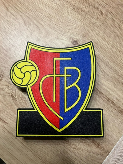 fc basel led leuchtkasten by dirk wiessner kunst zeichen logos 3d print model - Mito3D