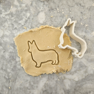 corgi cookie cutter by charlieco tools dog baking 3d print model - Mito3D