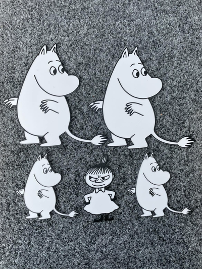 moomin by nyberg sanat modeller my moominler duvar sanatı 3d print model - Mito3D