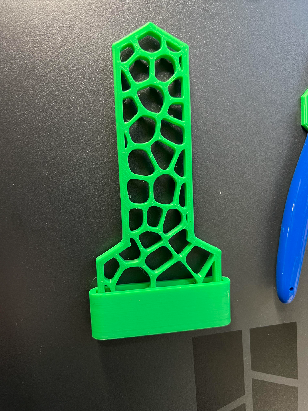 mount voronoi bed scraper by gogole 3d printer accessories 3D print model - Mito3D