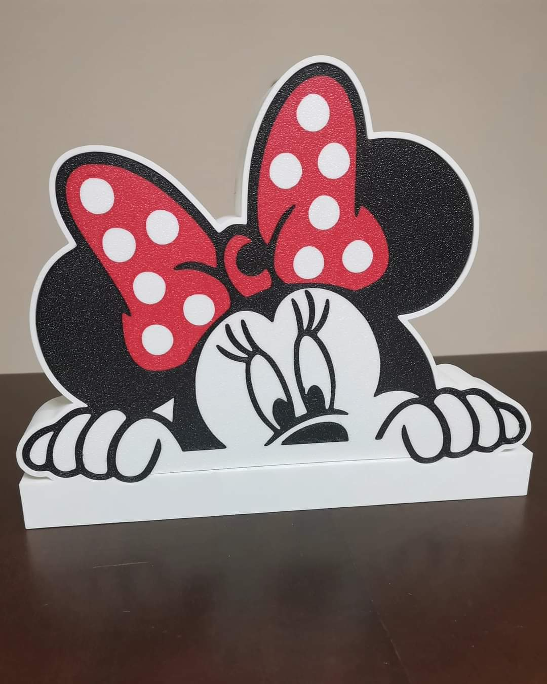 lampada minnie by guzzoenrico casa decoración cartoni 3D print model - Mito3D