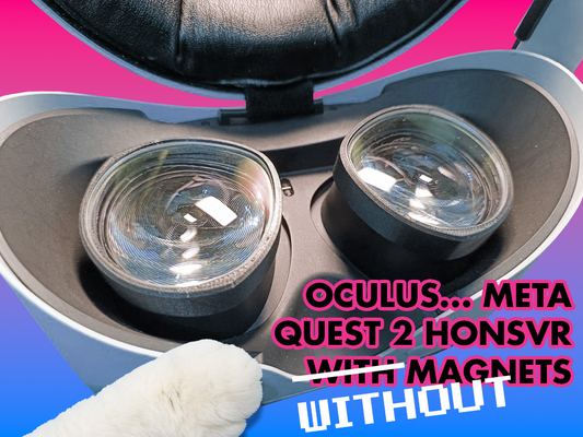 oculus meta quest 2 hons vr prescription lenses magnets by gatto tools gadgets oculus oculusquest quest2 lens comfort 3d print model - Mito3D