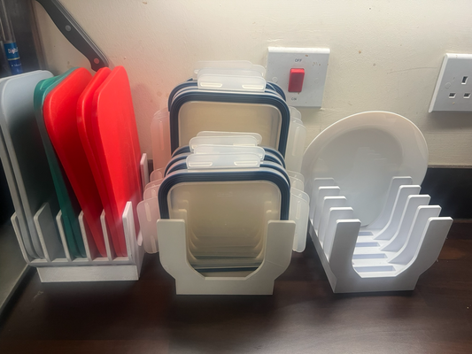 ikea tupperware coperchio conservazione remixato by kieviano domestico casa modelli 365 cucina accessori accessorio titolare supporto 3d print model - Mito3D