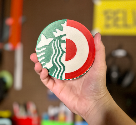 star-get coasters starbucks target by chipped builds household house models coaster starbucls set kitchen 3d print model - Mito3D