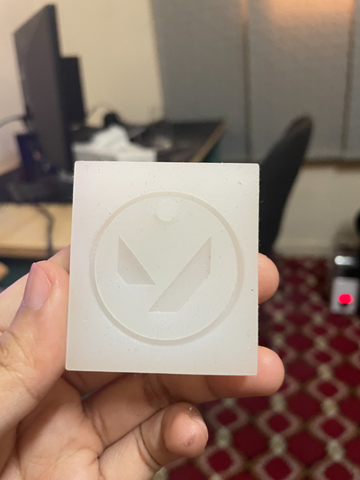 valoroso logo portachiavi muffa by jasteraz moda modelli cast resina silicone pla 3d print model - Mito3D