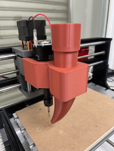 30mm to 32mm adaptateur cnc 3018 pro poussière chaussure remixé by siam3d outils machine shopvac vide tuyau 3d print model - Mito3D