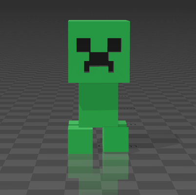 minecraft creeper by 3d drucker kunst skulpturen 3d print model - Mito3D