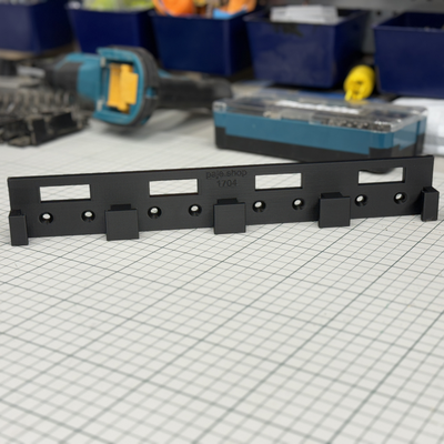 quad makita 18v lxt batterie montieren by seite drucken werkzeuge veranstalter leistung werkzeug halter unterstützung 3d print model - Mito3D