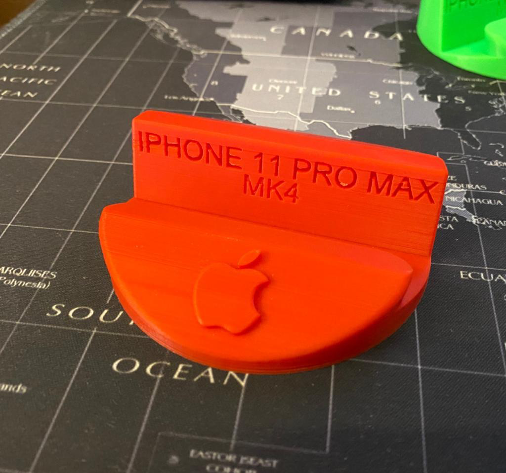 iphone 11 profi max halter unterstützung by abonnieren werkzeuge gadgets apfel telefon 3D print model - Mito3D