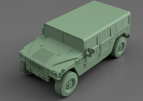 humvee carros estrada hummer h1 impressão fácil suspensão suporte by abóbora passatempo faça veículos militares ams garoto brinquedo exército crianças jipe 3d print model - Mito3D