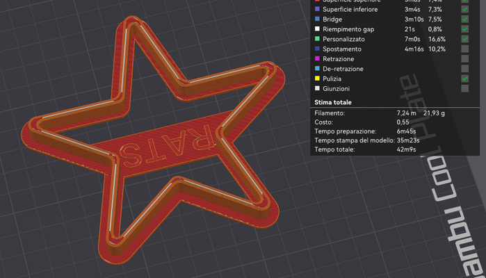 estrela biscoito cortador 121 mm by vitorino educação modelos coockiecuter cozinhando fácil pla cutte bolor stella velozes rapidez festa natal biscoitos 3d print model - Mito3D