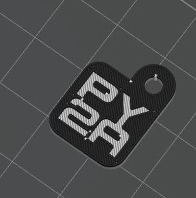 py2a logo charme by fosscad hobby diy sport draußen 3d print model - Mito3D