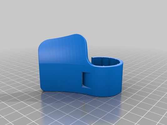 motorcycle throttle wrist lever teeth remixed by martinprager hobby & diy sport outdoors holder thingiverse 3d print model - Mito3D