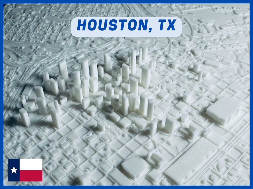 houston tx minúsculo 3d ciudad by 3dfolio miniaturas htx htx3006 astro mundo h pueblo texas mini paisaje topo urbano escala centro stl 3D print model - Mito3D