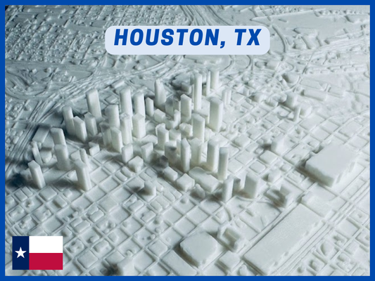 houston tx klein 3d stadt by 3dfolio miniaturen htx htx3006 astro welt dorf texas mini landschaft topo stadtbild rahmen innenstadt stl 3d print model - Mito3D